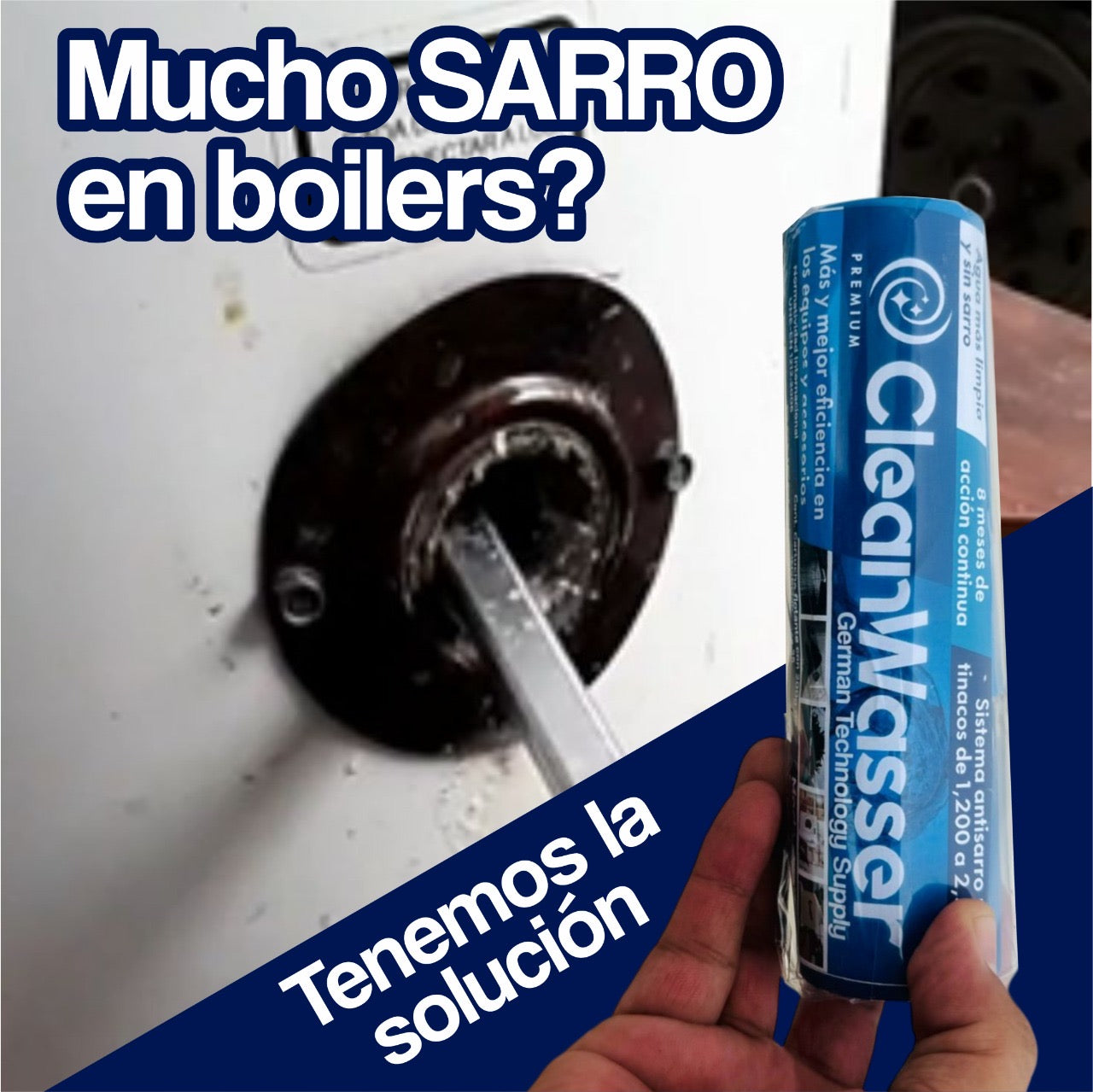 Cartucho AntiSarro para Tinaco de 400 a 1,100lts