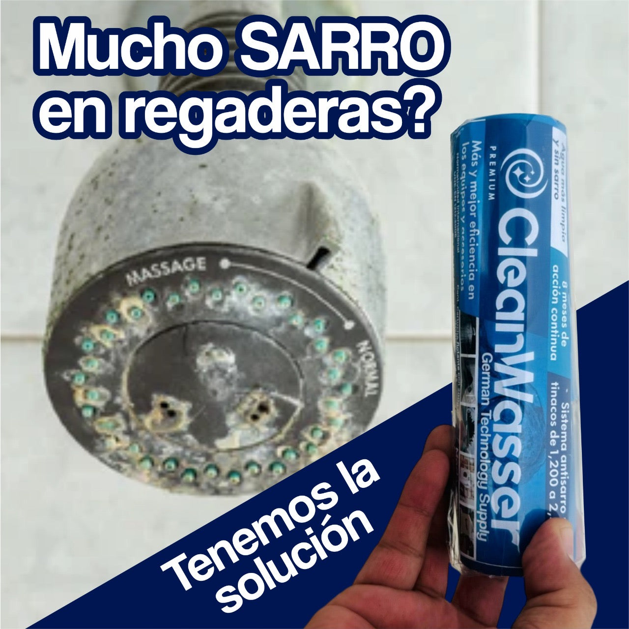 Cartucho AntiSarro para Tinaco de 400 a 1,100lts