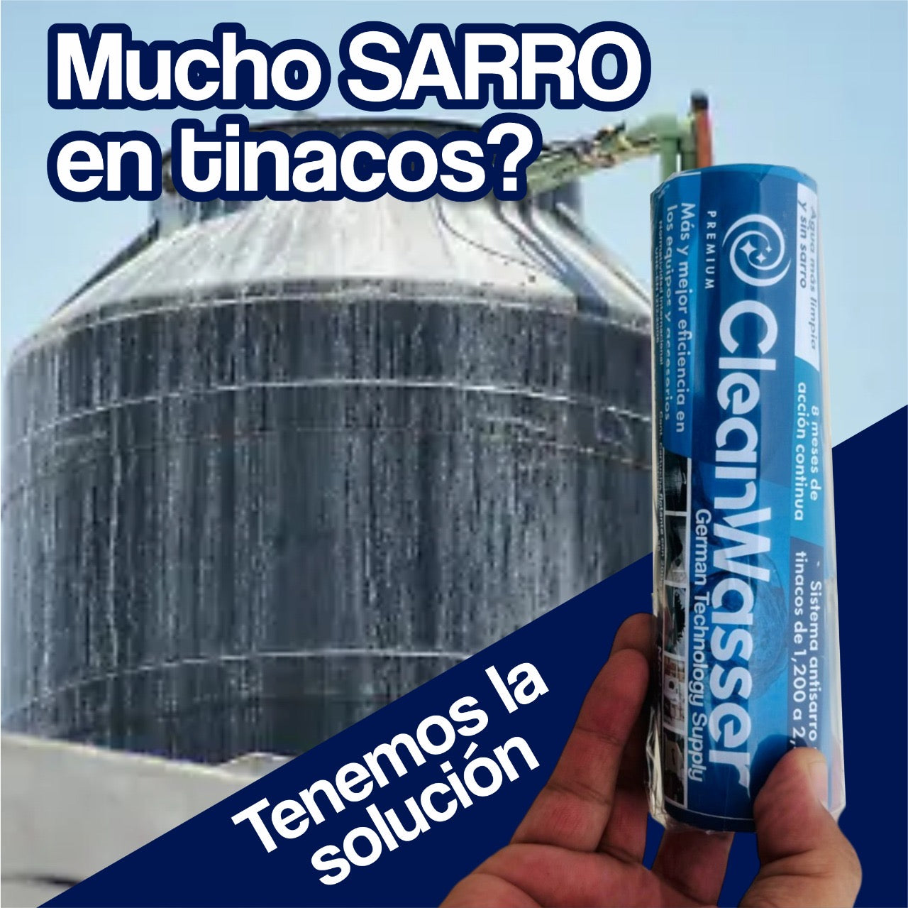 Kit Anual AntiSarro para Tinaco entre 400 a 1,100lts