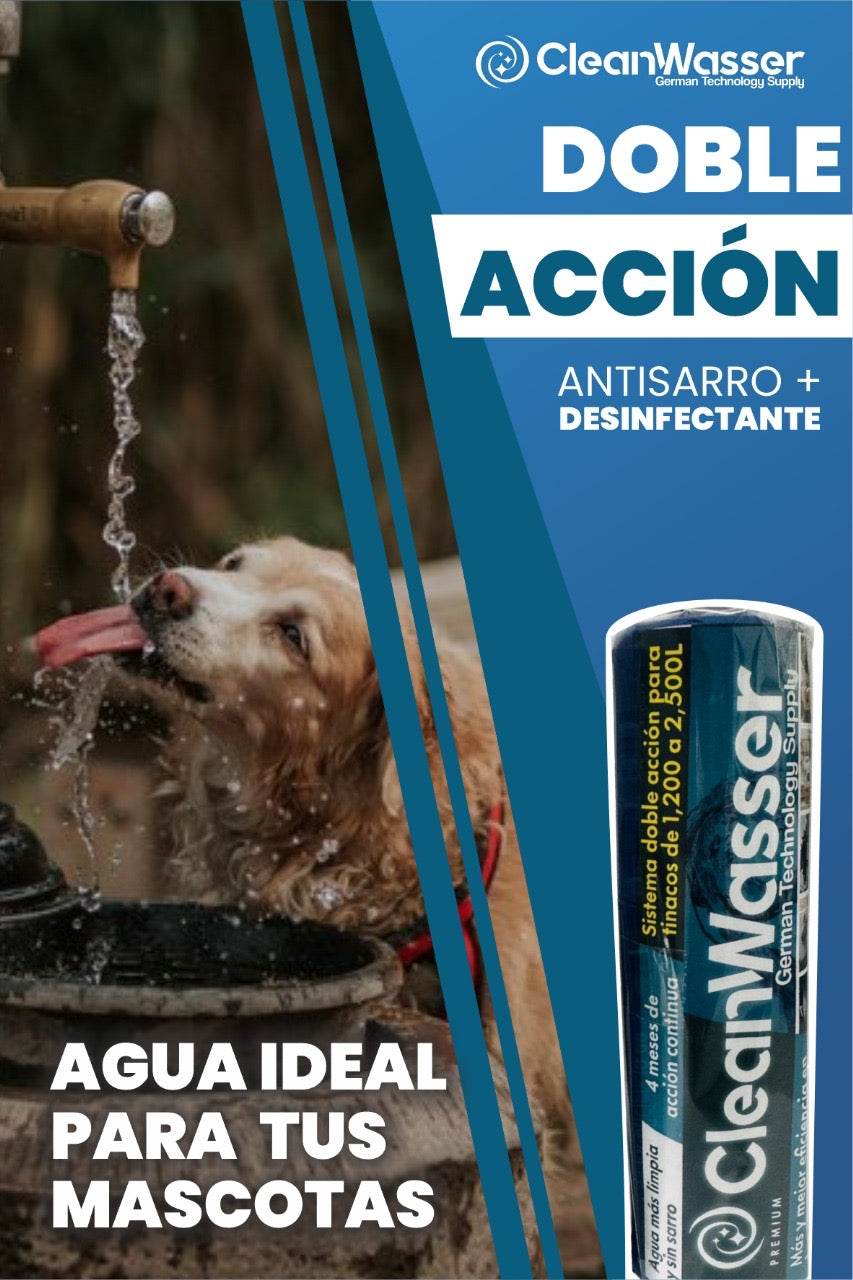 Kit 1 Doble Acción Cisterna 10,000lts y 1 AntiSarro Tinaco 1,100lts