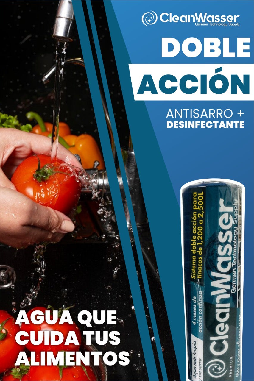 Kit 1 Doble Acción Cisterna 10,000lts y 1 AntiSarro Tinaco 1,100lts