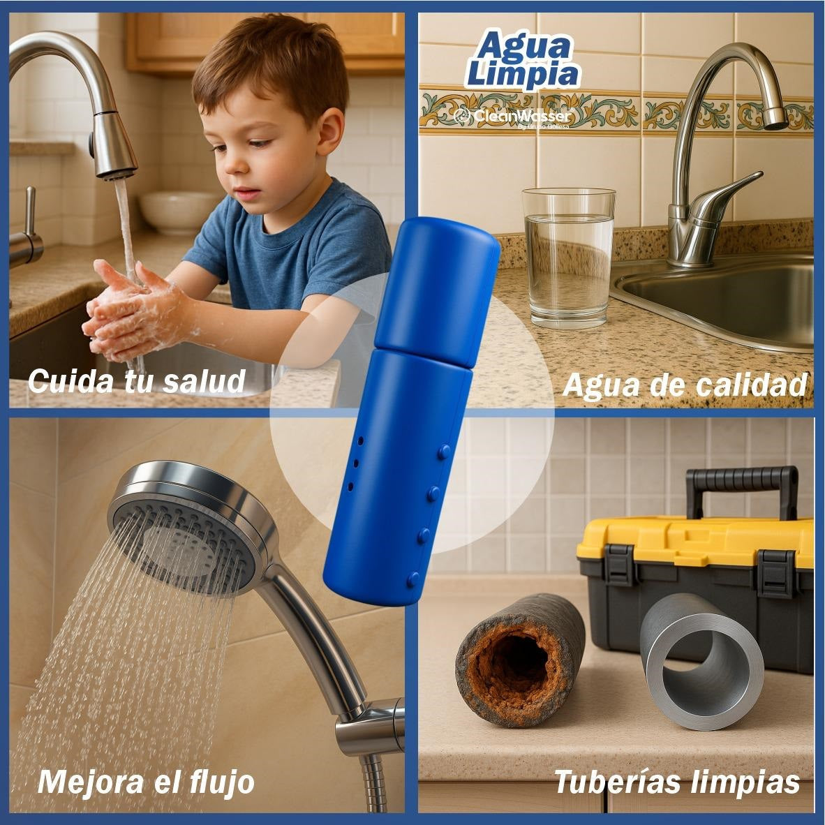 Cartucho AntiSarro para Tinaco de 400 a 1,100lts