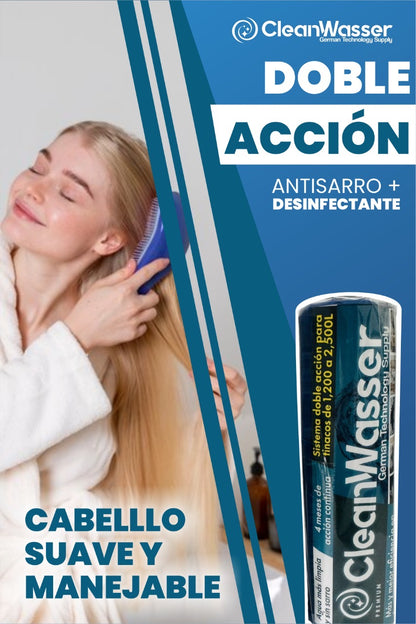 Kit 1 Doble Acción Cisterna 10,000lts y 1 AntiSarro Tinaco 1,100lts