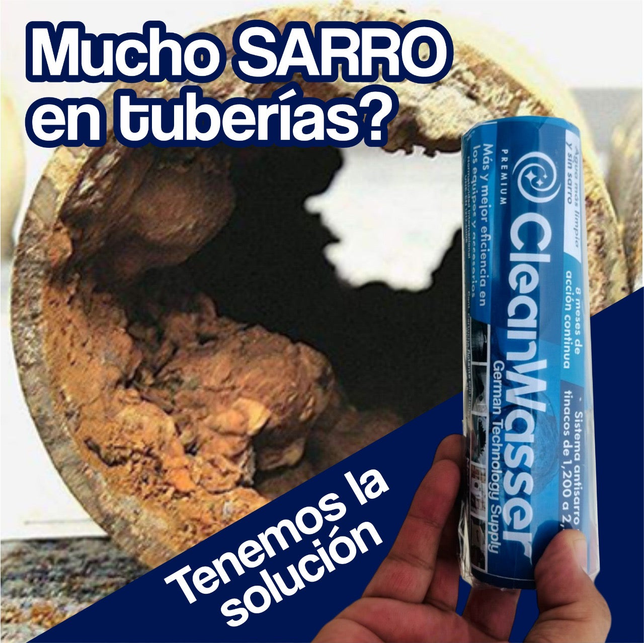 Kit Anual AntiSarro para Tinaco entre 400 a 1,100lts