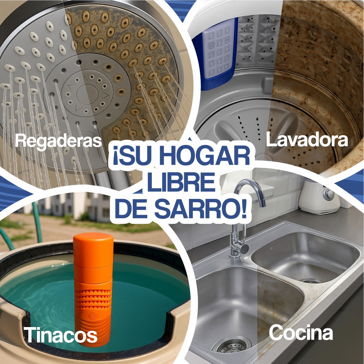 NUEVO CARTUCHO ANTISARRO PREMIUM PARA CISTERNA DE 2,000 A 4,500lts