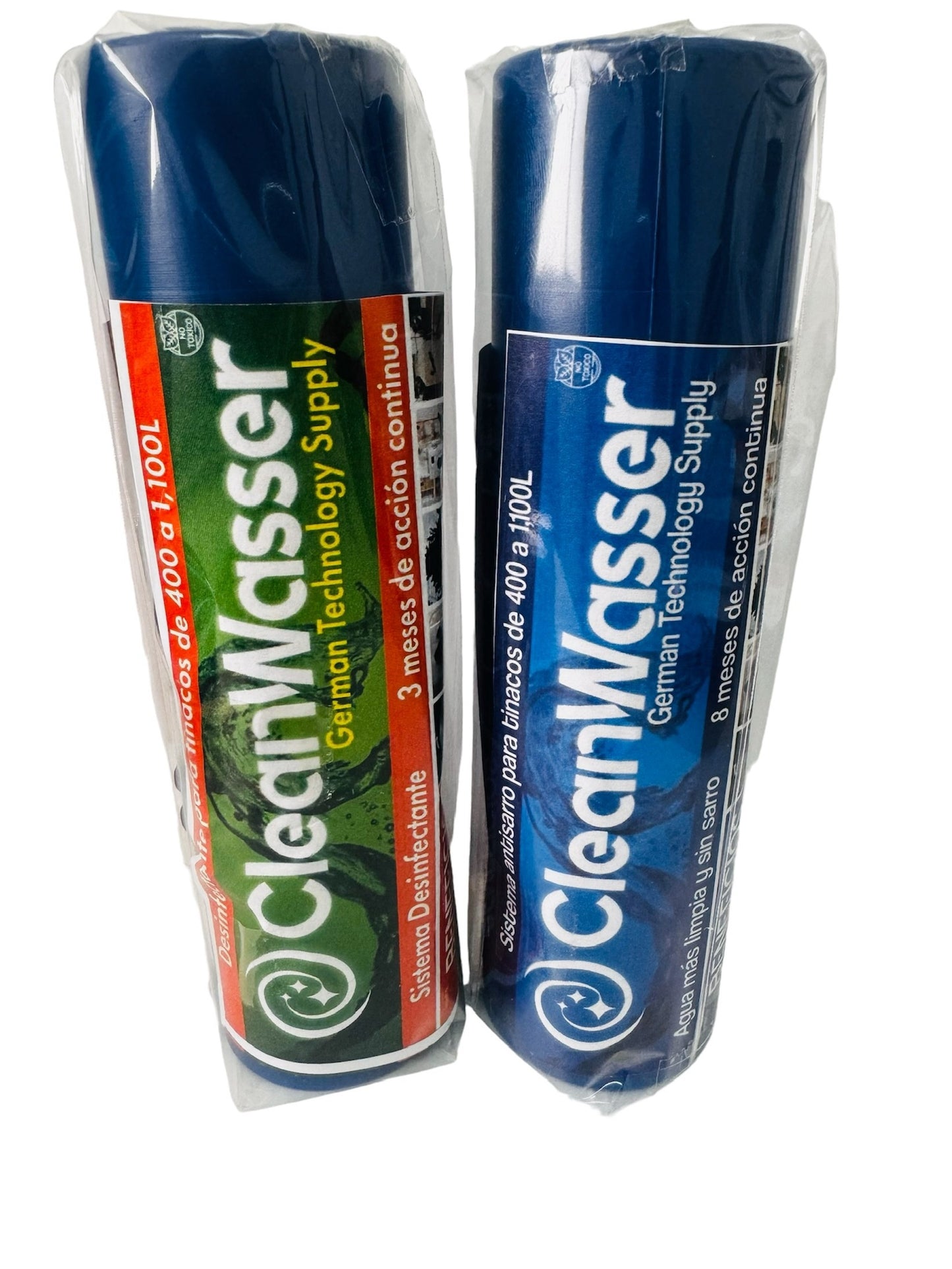 Kit: 1 Cartucho Desinfectante y 1 Cartucho AntiSarro para Tinaco de 400 a 1,100lts