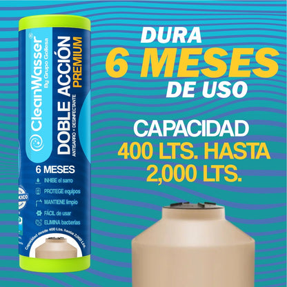 NUEVO CARTUCHO DOBLE ACCIÓN PARA TINACO DE 400 A 2,000lts
