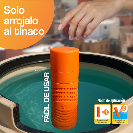 KIT Nuevo Cartuchos Desinfectante y AntiSarro para Tinacos de 400 a 2,000 litros