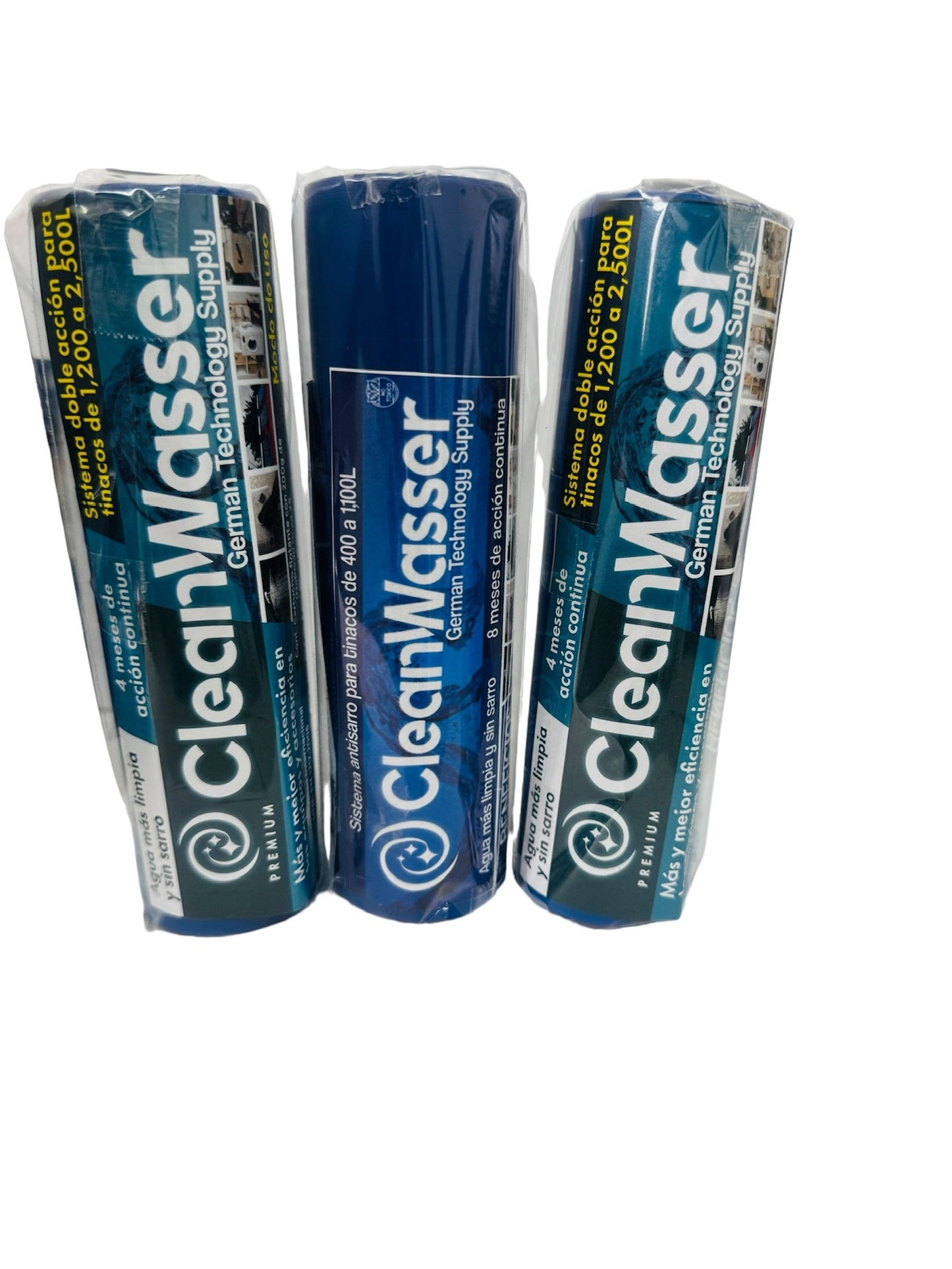 Kit: 1 Cartucho Doble Acción para Cisterna de 5,000lts y 1 Cartucho AntiSarro para 1,100lts