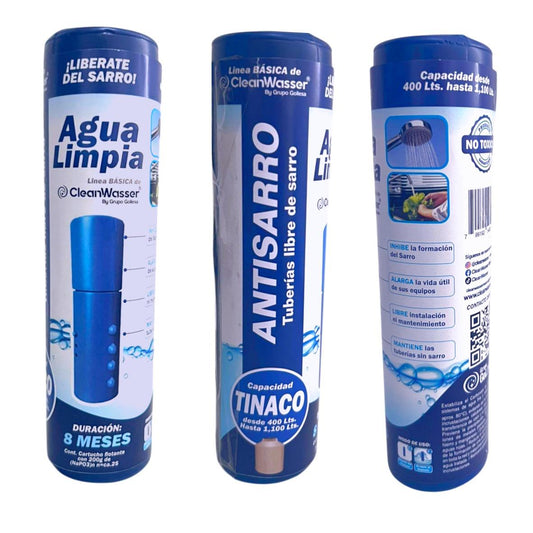 ANTISARRO AGUALIMPIA DE 400 A 1,100 LTS