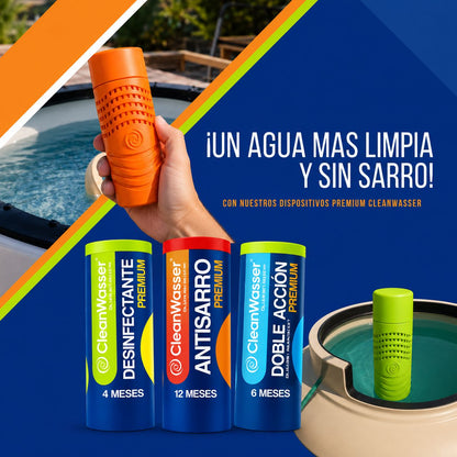 Kit 2 Cartuchos AntiSarro Premium CleanWasser 400 a 2,000lts