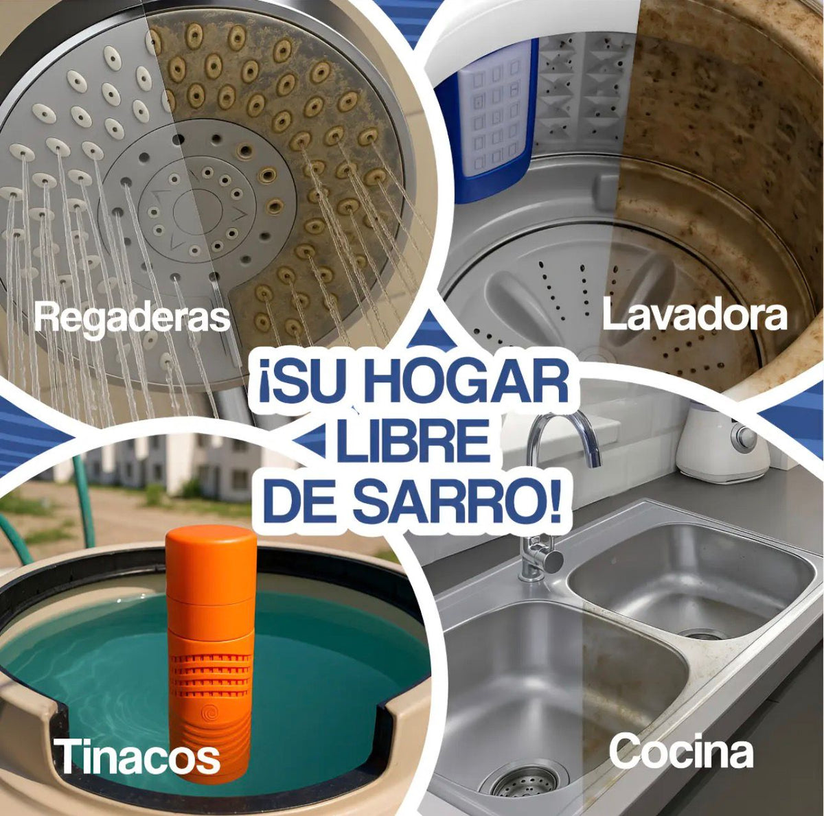 Kit 2 Cartuchos AntiSarro Premium CleanWasser 400 a 2,000lts