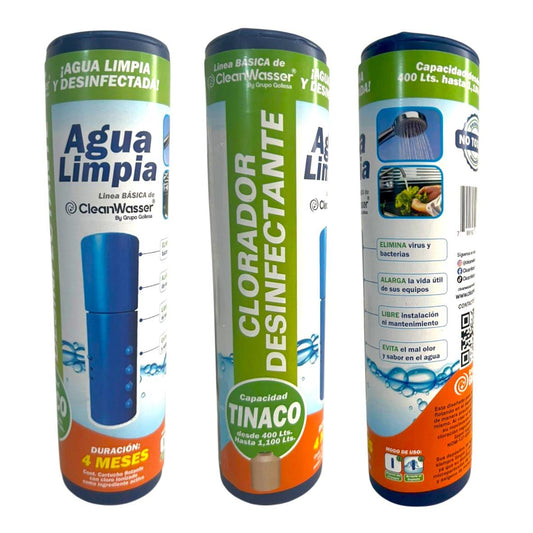 DESINFECTANTE AGUALIMPIA DE 400 A 1,100 LITROS