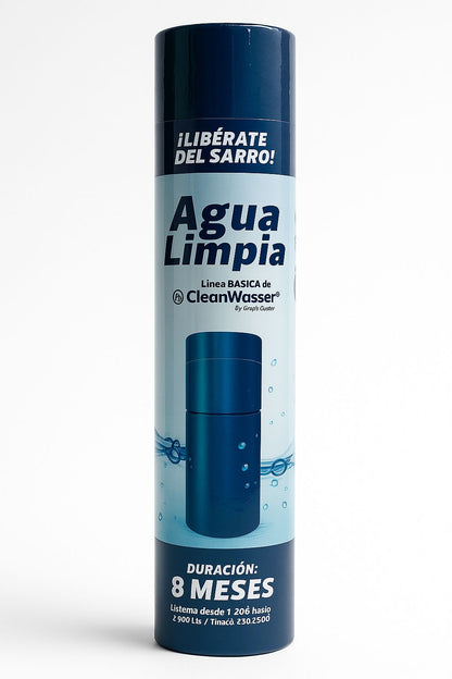 Cartucho AntiSarro para Cisterna 2,500 litros AguaLimpia