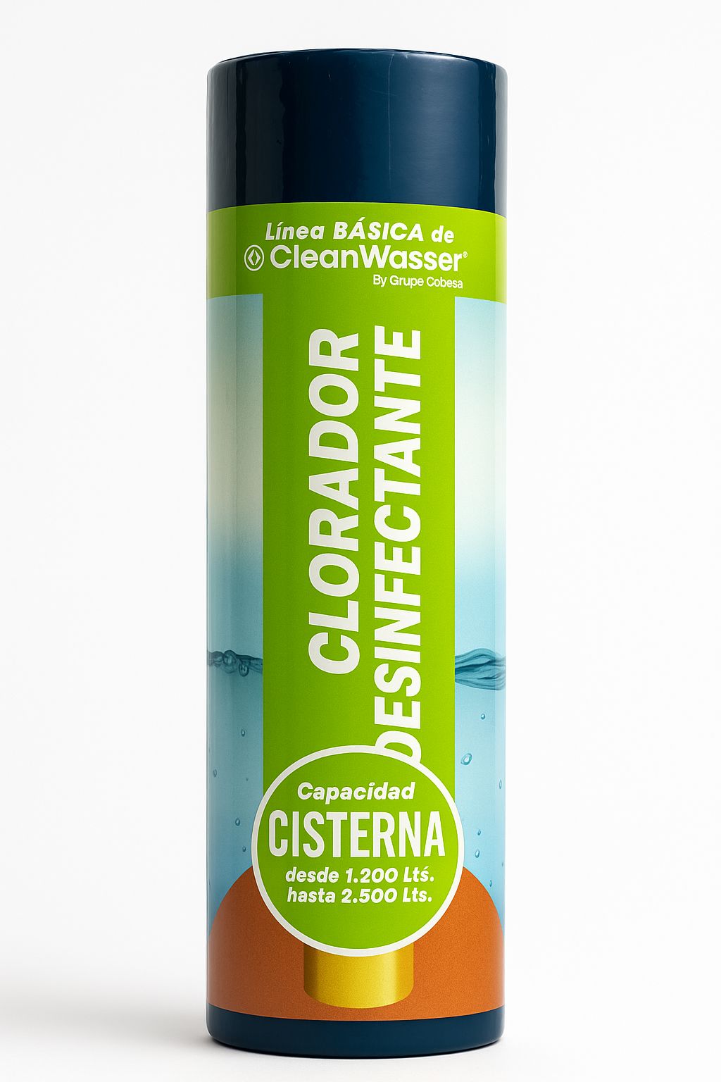 Cartucho Desinfectante para Cisterna 2,500 litros AguaLimpia