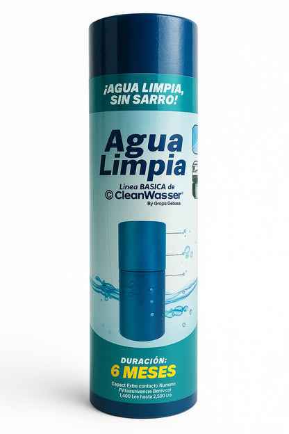 Cartucho Doble Acción para Cisternas 2,500 litros AguaLimpia