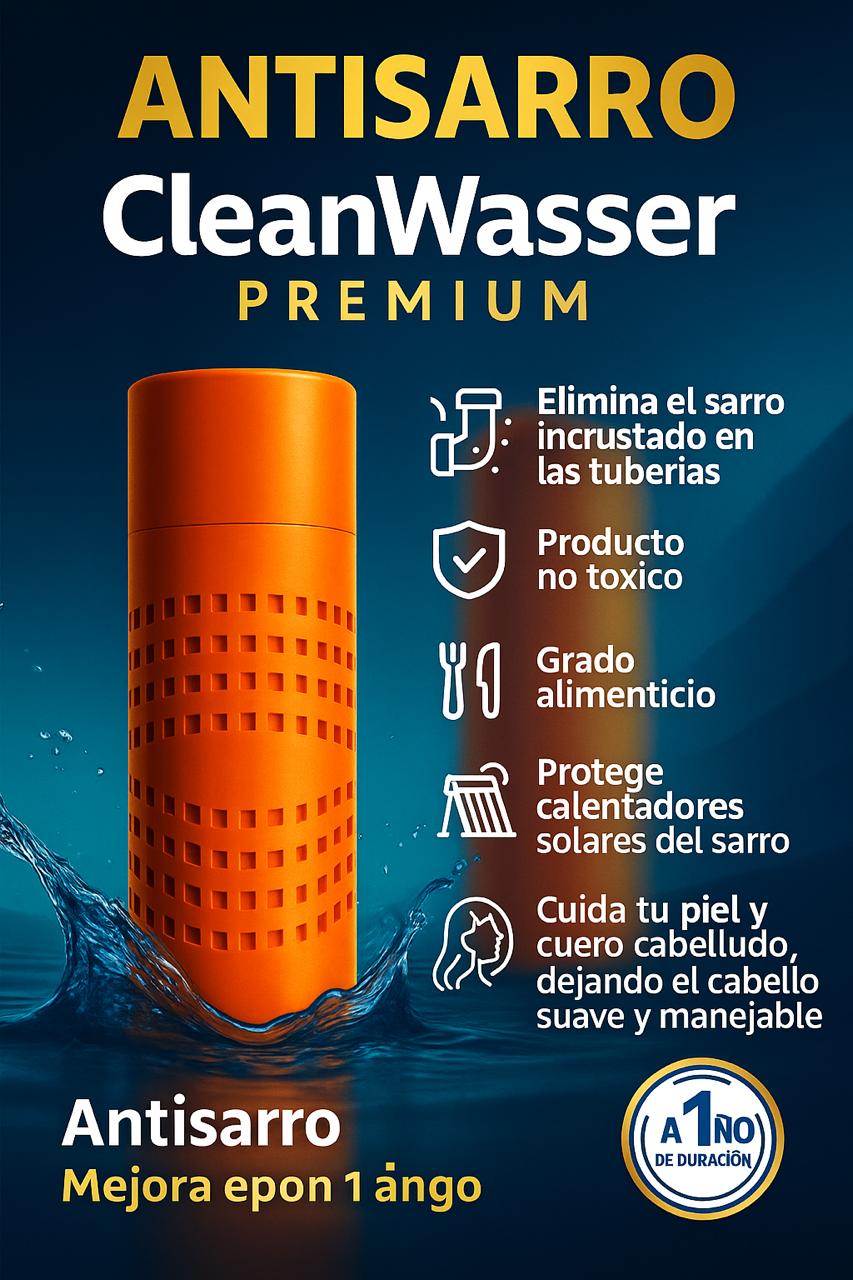 NUEVO CARTUCHO ANTISARRO PREMIUM PARA TINACO DE 400 A 2,000 litros