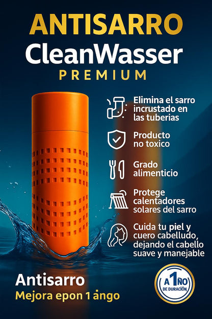 NUEVO CARTUCHO ANTISARRO PREMIUM PARA TINACO DE 400 A 2,000 litros