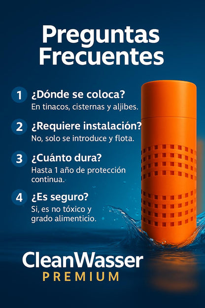 NUEVO CARTUCHO ANTISARRO PREMIUM PARA TINACO DE 400 A 2,000 litros